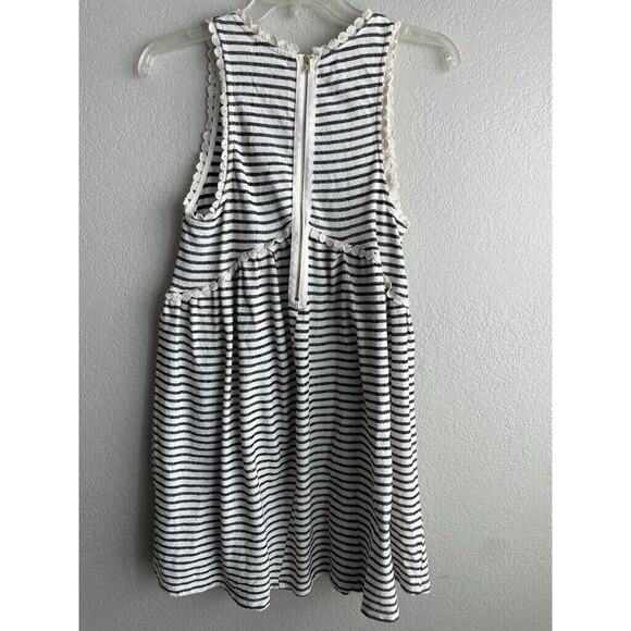 Altar’d State Shift Dress Ruffle Striped Size Medium Sleeveless - Picture 5 of 6